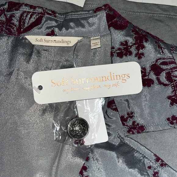 Soft Surroundings Grandeur Jacket in Vintage Grey NWT  | size PXS - Picture 9 of 11